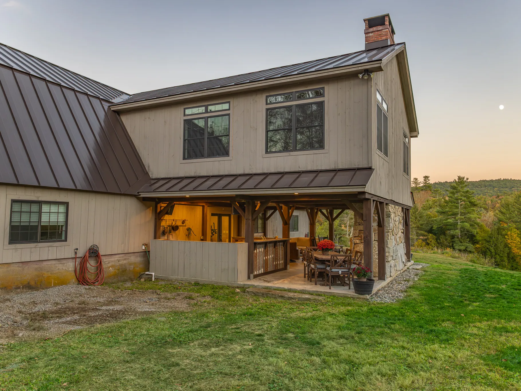 Completed home exterior